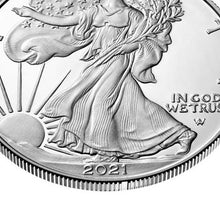 Load image into Gallery viewer, 2021 1 oz American Silver Eagle BU Type 2 (New Design) | ZM | Zion Metals
