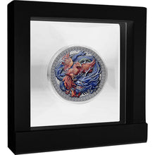 Load image into Gallery viewer, 2021 Ghana Phoenix and Dragon Oriental Culture Collection Antique Silver Coin - Zion Metals
