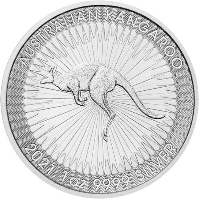 2021 1 oz Australian Silver Kangaroo Coin (BU) - Zion Metals