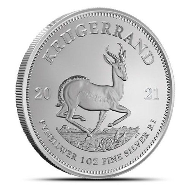 2021 South African Krugerrand 1 oz Silver Coin BU - ZM