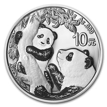 Load image into Gallery viewer, 2021 China 30 gram Silver Panda BU - ZM
