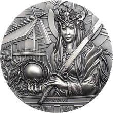 Load image into Gallery viewer, 2021 Cook Islands 3 oz Silver Amaterasu Goddess Of The World Coin | ZM | Zion Metals

