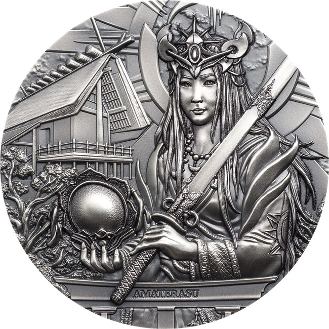2021 Cook Islands 3 oz Silver Amaterasu Goddess Of The World Coin | ZM | Zion Metals