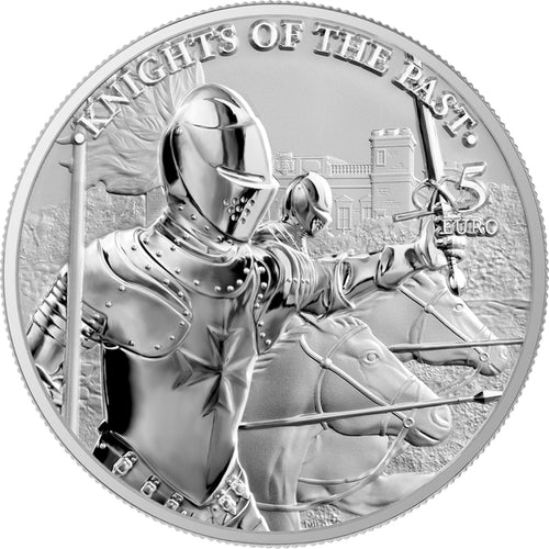 2021 Germania Knights of the Past Malta 1 oz Silver BU | ZM | Zion Metals