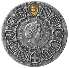 Load image into Gallery viewer, 2021 Niue Camelot - Arthur Pendragon silver coin | ZM | Zion Metals
