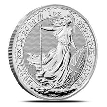 Load image into Gallery viewer, 2022 Great Britain 1 oz Silver Britannia BU Monster Box 500 Coins - Zion Metals
