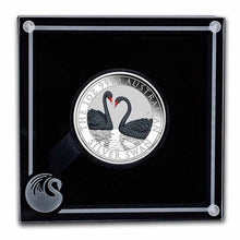 Load image into Gallery viewer, 2022 Australian Swan Colored 1 oz Silver Coin Box | ZM | Zion Metals
