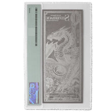 Load image into Gallery viewer, 2022 Silverback - Silver Dragons Purple Edition Graded PMG 70 .999 Silver Aurum Note - Zion Metals
