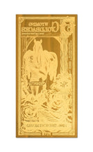 Load image into Gallery viewer, 5 Wyoming Goldback - Aurum Gold Note (24k) - Zion Metals
