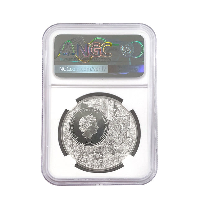 2022 COOK ISLANDS MINNESOTA COMMON LOON NGC MS70 AMERICAN STATE