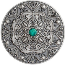 Load image into Gallery viewer, 2022 Fiji 3 oz Antique Finish Silver Mandala Art Nouveau - Zion Metals

