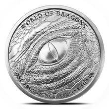 Load image into Gallery viewer, 1 oz Silver World of Dragon Series The Chinese Round | ZM | Zion Metals
