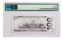Load image into Gallery viewer, $100 Replica Benjamin Franklin Design PMG 70 5 gram Silver Note .999 - ZM
