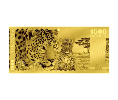 2018 Tanzania Big 5 - Leopard Foil Note - ZM