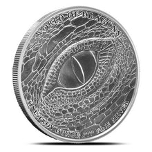Load image into Gallery viewer, 1 oz Silver World of Dragons Series The Egyptian Round | ZM | Zion Metals
