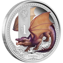 Load image into Gallery viewer, 2014 Mythical Creatures - Dragon 1oz Silver Proof Coin - ZM
