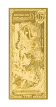 Load image into Gallery viewer, 50 New Hampshire Goldback - Aurum Gold Note (24k)- Zion Metals
