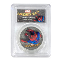 Load image into Gallery viewer, 2017 Cook Islands Spider-Man Homecoming PCGS PR70 Silver Coin First Day of Issue - Zion Metals
