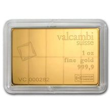 Load image into Gallery viewer, 10 x 1/10 oz Valcambi Suisse .9999 Fine Gold CombiBar 1 Troy oz - Zion Metals
