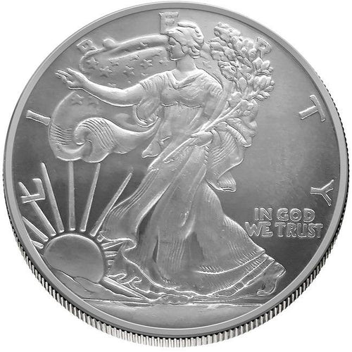 1 oz Silver Walking Liberty Round - Random Mint - Zion Metals