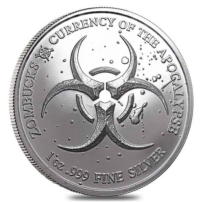 Zombucks Saint 1 oz Silver Round – ZM
