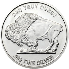 Load image into Gallery viewer, 1 oz Buffalo Silver Round Nickel design | ZM | Zion Metals
