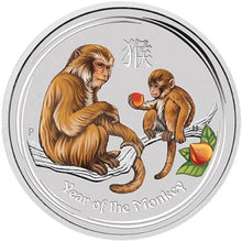 Load image into Gallery viewer, 2016 Colorized Australia Year of the Monkey 1 oz Silver BU (Series II)  | ZM | Zion Metals
