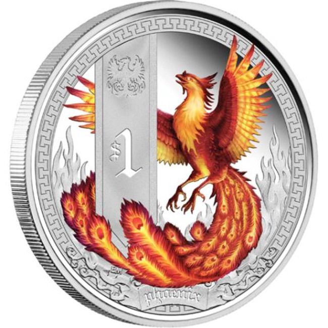2013 Mythical Creatures - Phoenix 1oz Silver Proof Coin - ZM