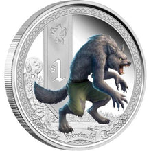 Load image into Gallery viewer, 2013 Mythical Creatures - Werewolf 1oz Silver Proof Coin - ZM
