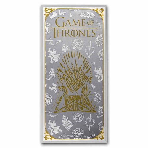 Game of Thrones Samoa 3 gram Silver Note - Zion Metals