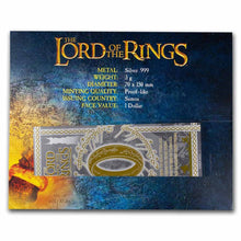 Load image into Gallery viewer, The Lord of the Rings Samoa 3 gram Silver Note - Zion Metals

