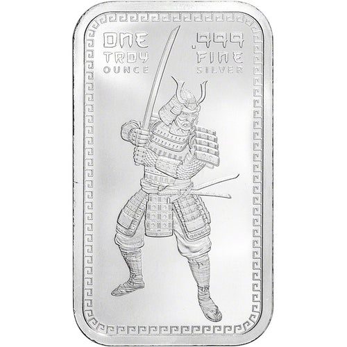 Samurai Warrior - 1 oz Silver Bar - ZM